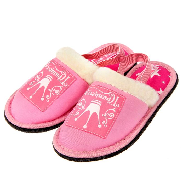 Обувь домашняя детская "Принцесса", размер 28/29