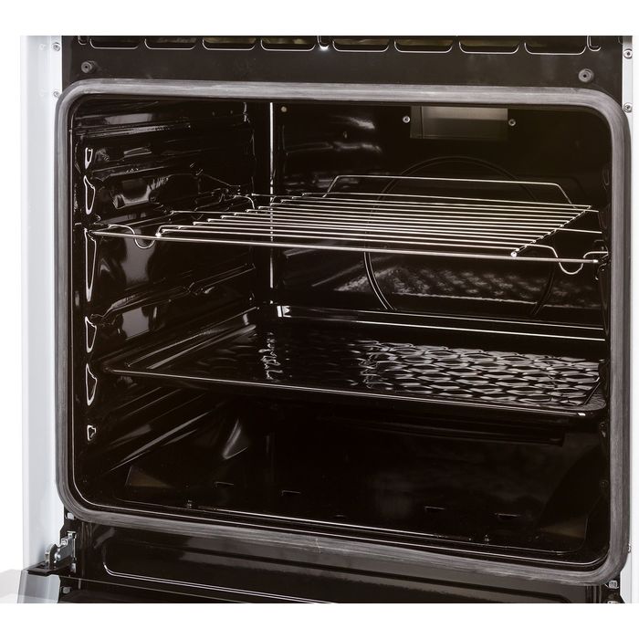 Плита газовая Hansa FCGW51001, 4 конфорки, 58 л, газовая духовка, белая