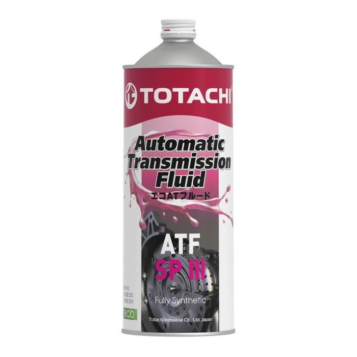 Масло трансмиссионное Totachi ATF SP III, синтетическое, 1 л масло трансмиссионное totachi niro atf dex iii гидрокрекинг синтетическое 1 л