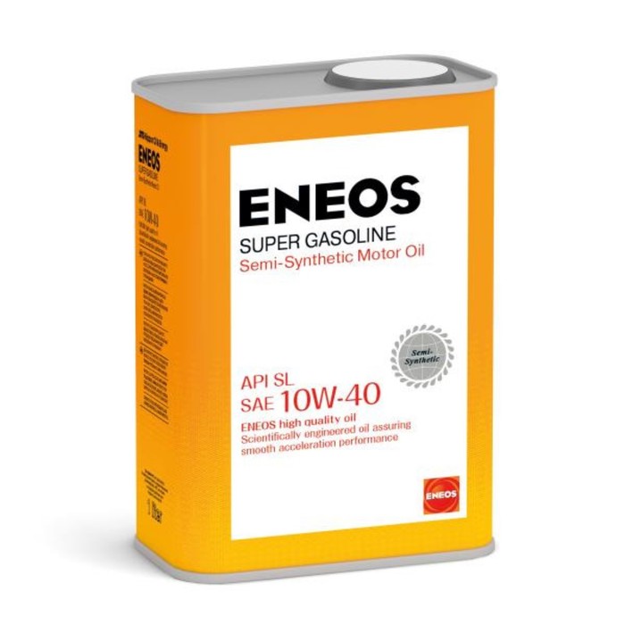 Масло моторное ENEOS SL 10W-40, полусинтетическое, 1 л масло моторное полусинтетическое huter 10w 40 1 л