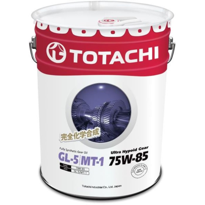 Масло трансмиссионное Totachi Ultra Hypoid Gear GL-5/MT-1 75/85, 20 л