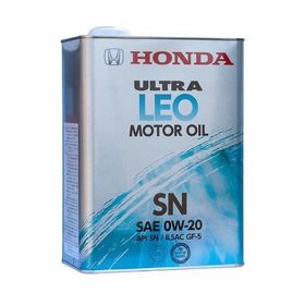 

Масло моторное Honda 0W-20 ULTRA LEO, 4 л