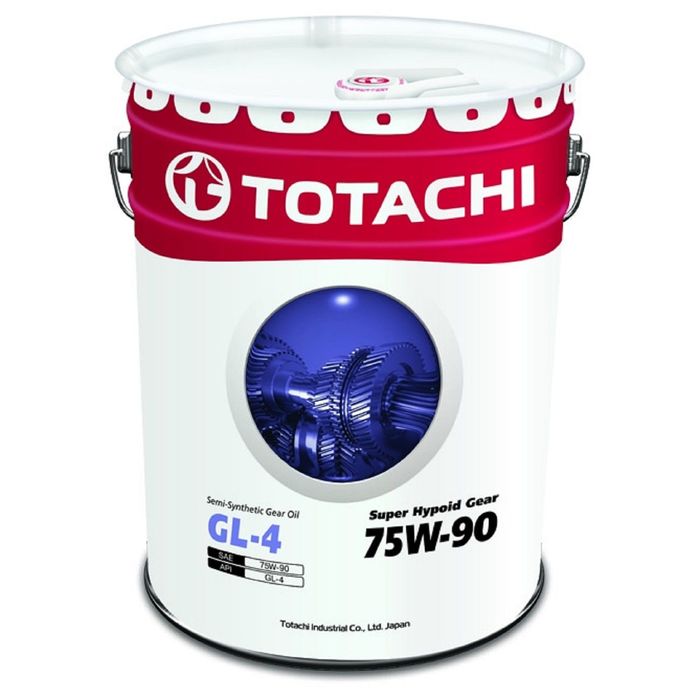 Трансмиссионное масло Totachi Super Hypoid Gear Oil Semi-Synthetic 75W-90 GL-4, 20 л