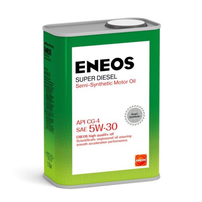 Масло моторное ENEOS CG-4 5W-30, полусинтетическое, 1 л масло моторное зимнее 4т al ko 250002 5w 30 полусинтетическое 1 л