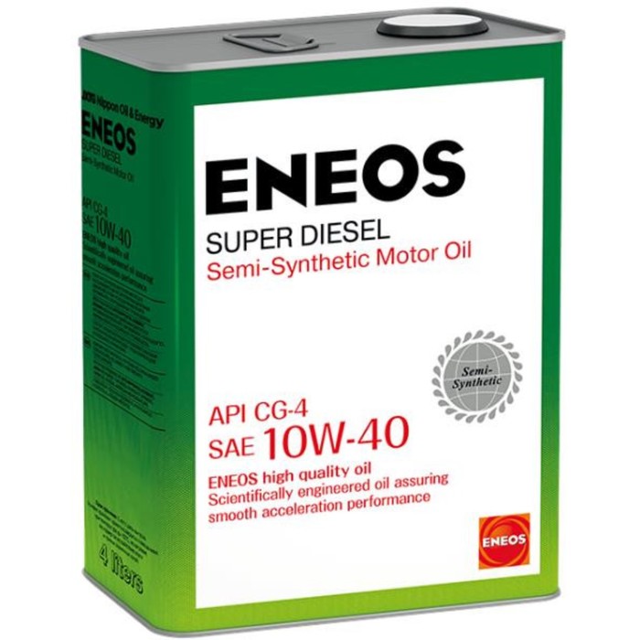 Масло моторное ENEOS CG-4 10W-40, полусинтетическое, 4 л