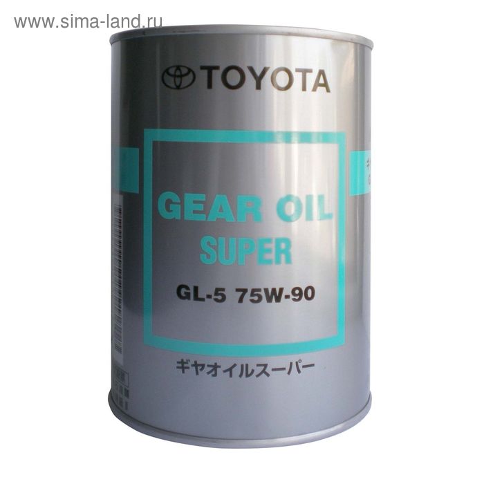 фото Масло трансмиссионное toyota gear oil super gl-5 75w-90, 1 л