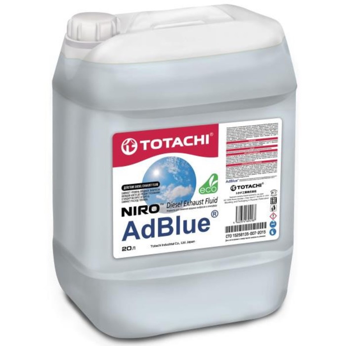 Полимочивина Totachi NIRO AdBlue, 20 кг, 20 л мочевина лукойл aus 32 adblue 20 л 1390004