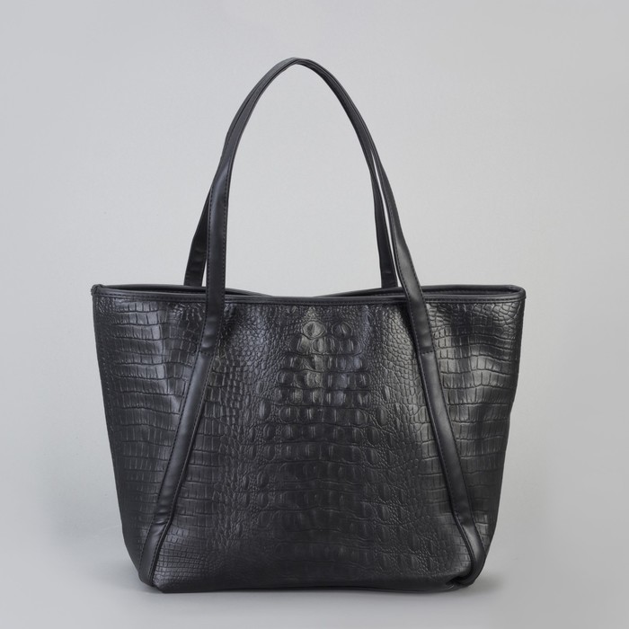 Сумка женская на молнии "Антита", 1 отдел, чёрная