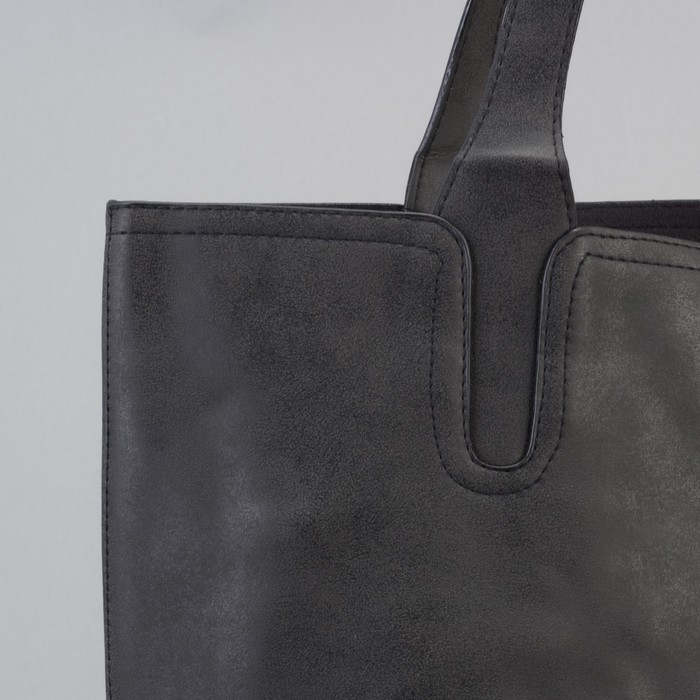 Сумка женская "Агата", 1 отдел, с косметичкой, чёрная