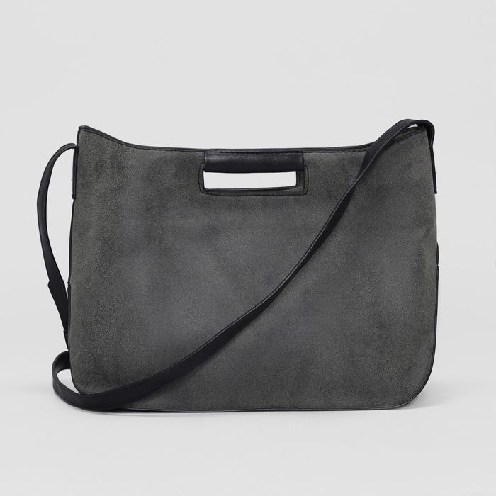 Сумка женская на молнии "Альбина", 1 отдел, чёрная