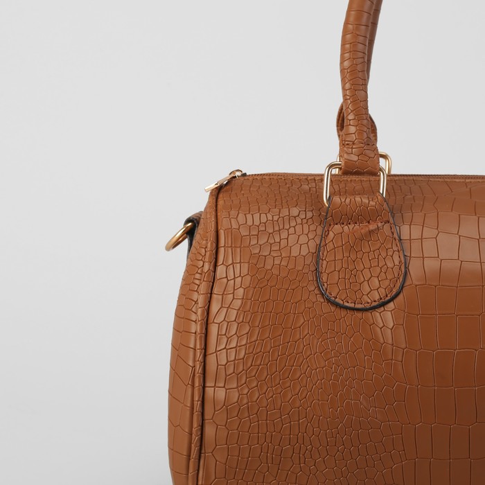 Сумка женская на молнии "Эвилина", 1 отдел, длинный ремень, цвет хаки