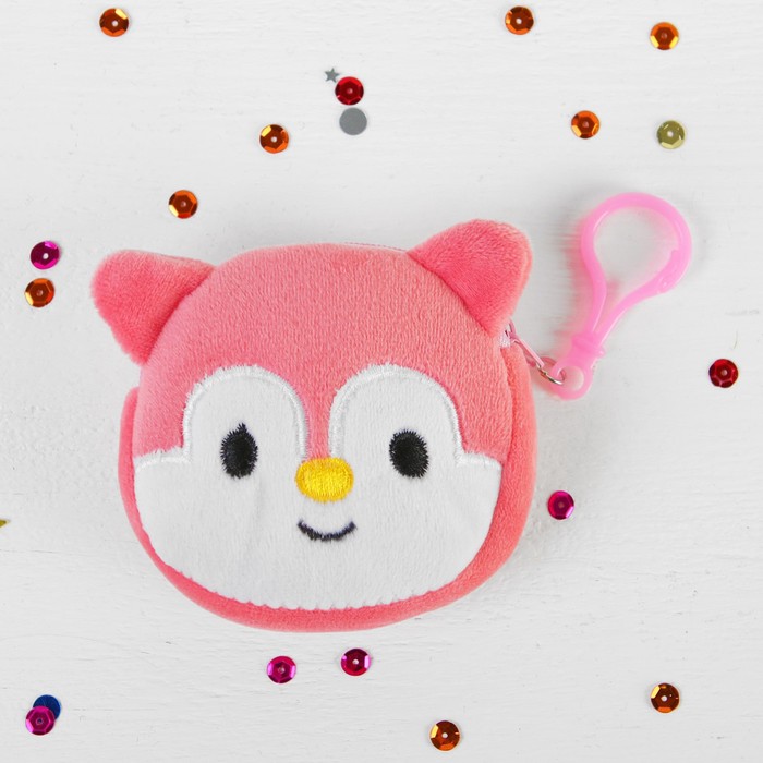 Мягкий кошелёк "Котик", цвета МИКС