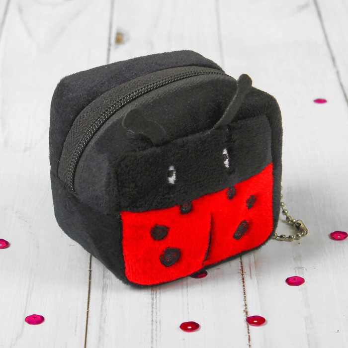Мягкий кошелёк "Божья коровка", цвета МИКС