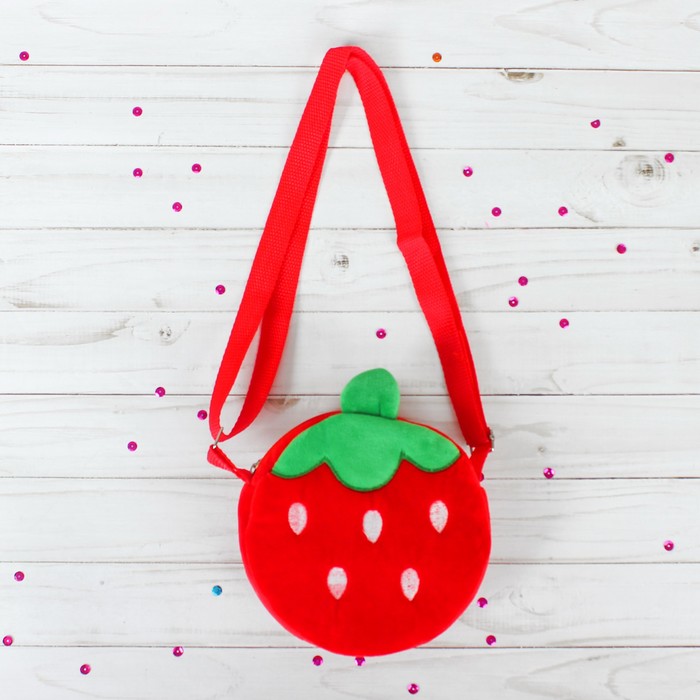 Мягкая сумочка "Ягодка", цвета МИКС