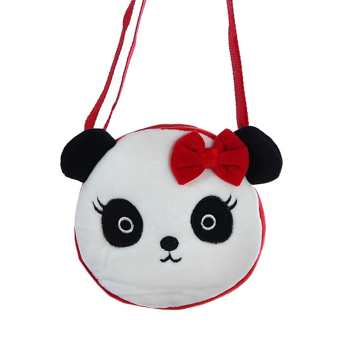 Мягкая сумочка "Панда" с бантиком