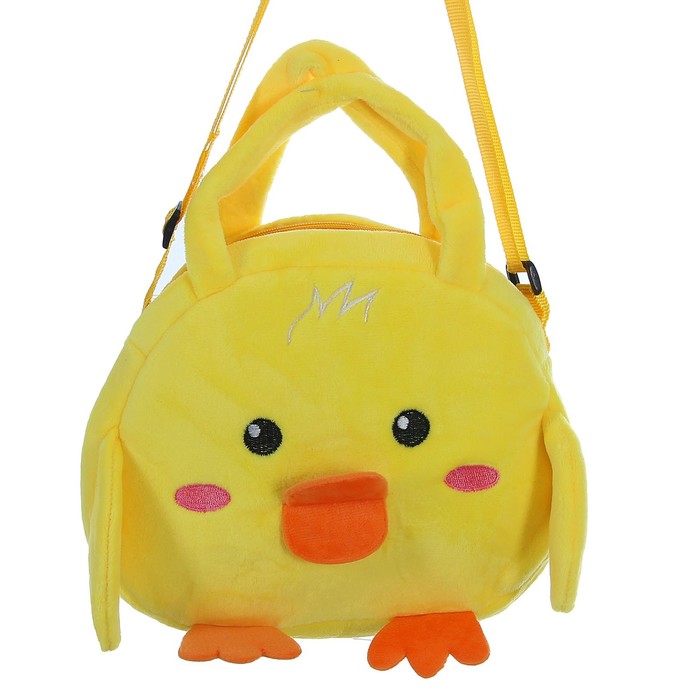 Мягкая сумочка "Цыпленок" черные глазки