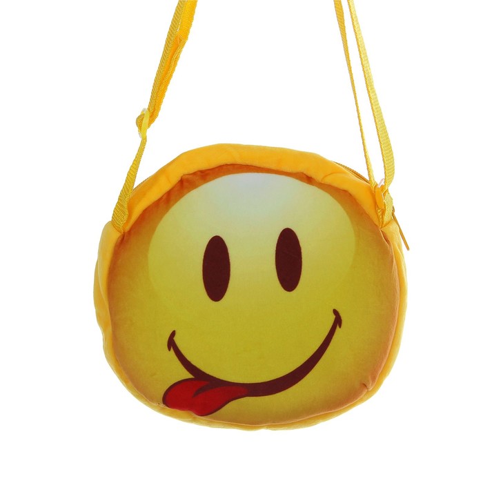 Сумочка "Смайлик" показывает язык