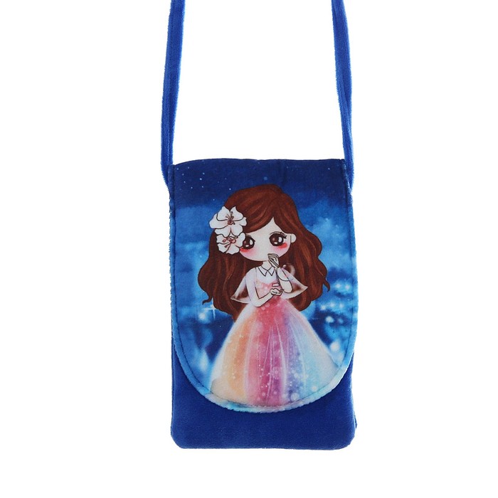 Мягкая сумочка "Девочка в платье"