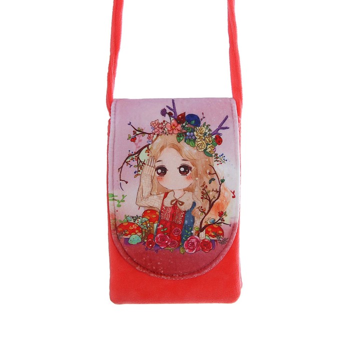 Мягкая сумочка "Девочка в венке"