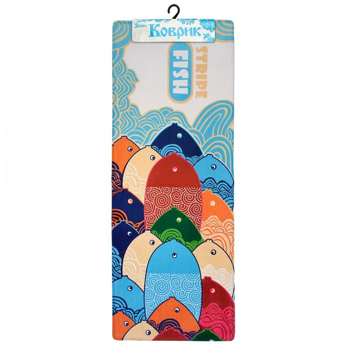 Коврик для ванной "Стая рыб"