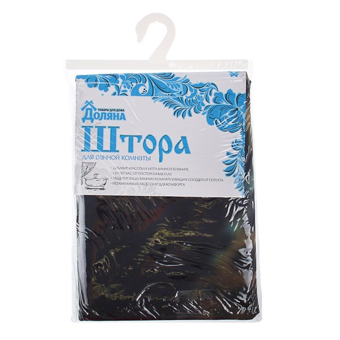 Штора для ванной 180х180 см "Леопард", полиэстер