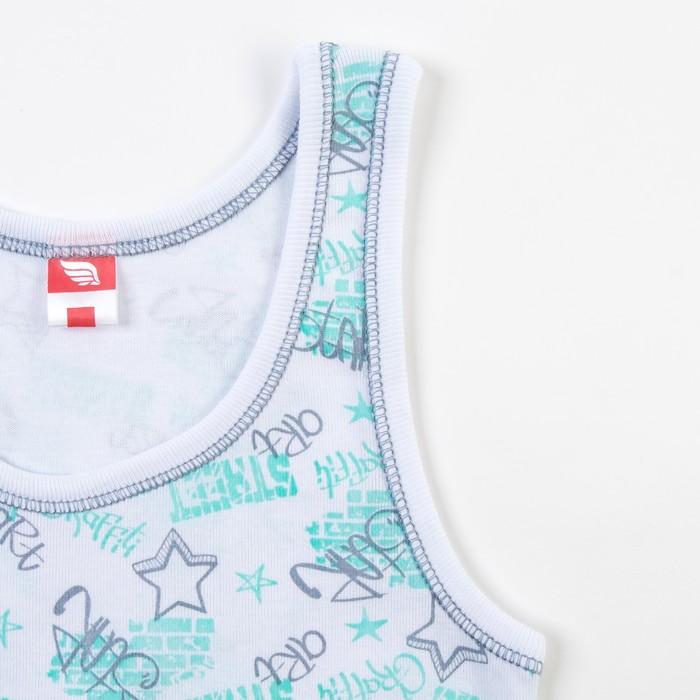 Комплект для мальчика (майка, трусы-боксеры), рост 152-158 см (80), цвет зелёный