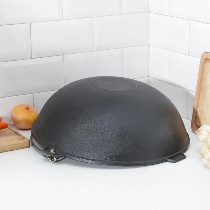 Казан 10 л с дужкой, алюминиевая крышка