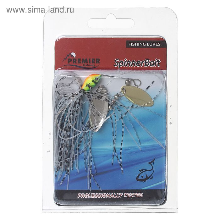 фото Блесна spinnerbait, 12.7 г, з см tiger+5046 premier premier fishing