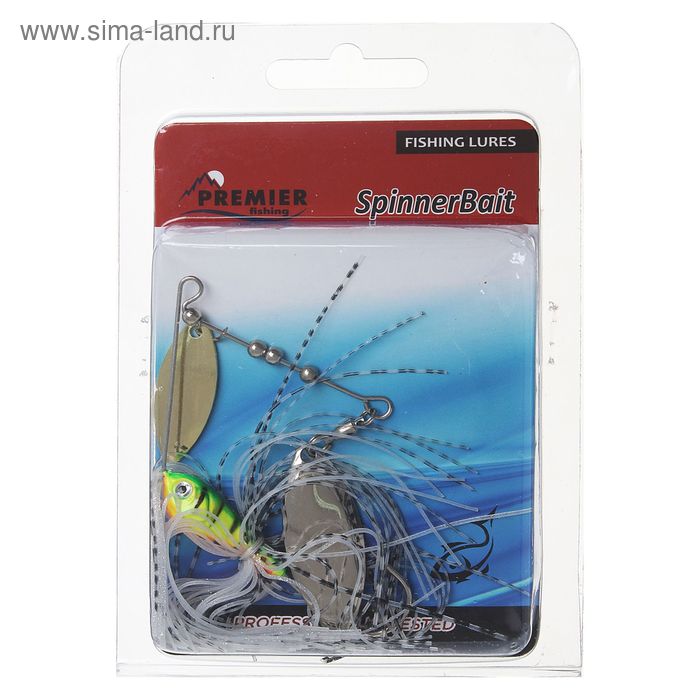 фото Блесна spinnerbait, 20.7 г, 4 см tiger+5046 premier premier fishing