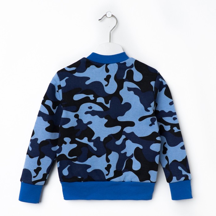 Куртка-толстовка для девочки, рост 140 см (34), цвет камуфляж (арт. 496_Д)