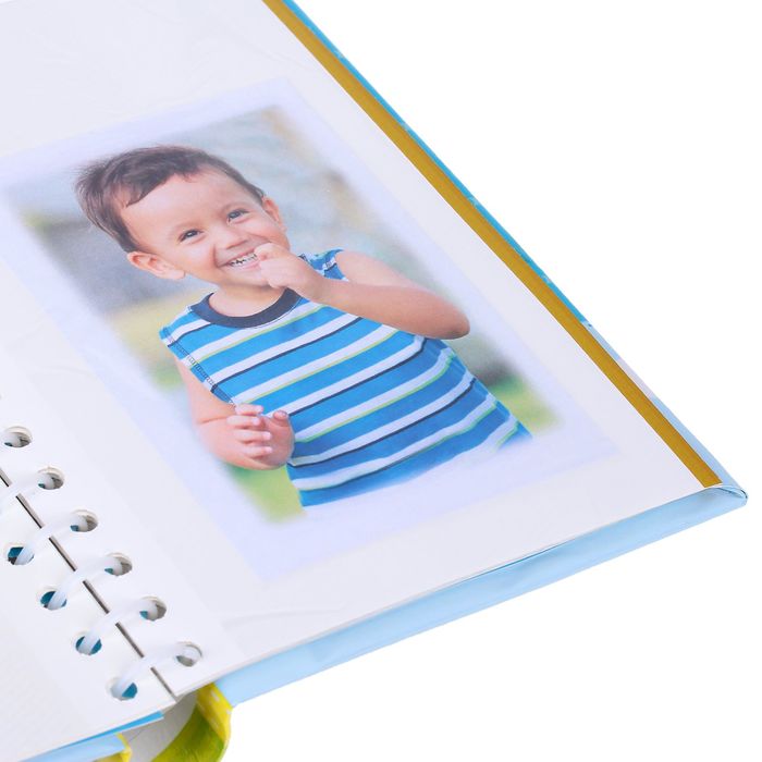 Фотоальбом на 10 магнитных листов в твёрдой обложке "Самый чудесный малыш", Микки Маус, Дисней Беби