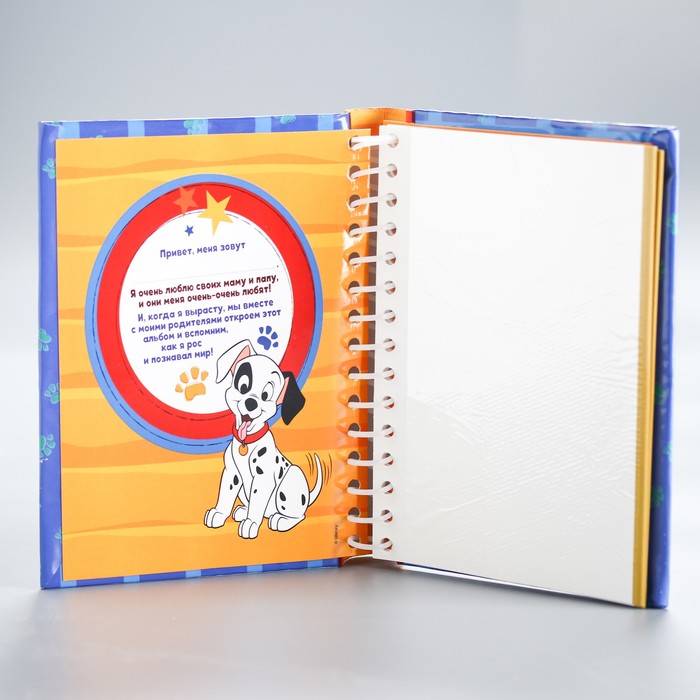 Фотоальбом на 10 магнитных листов в твёрдой обложке "Самый лучший сын", 101 далматинец , Дисней Беби