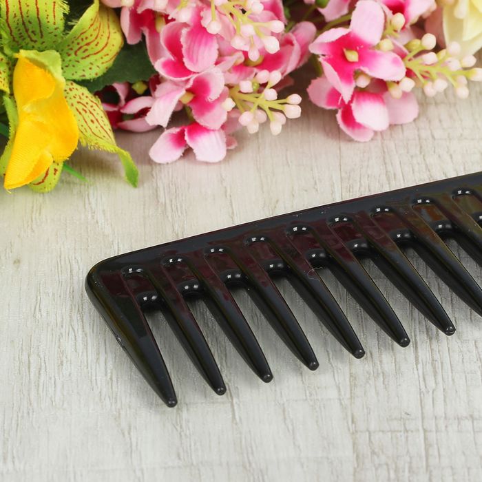 Расчёска с ручкой, цвет чёрный