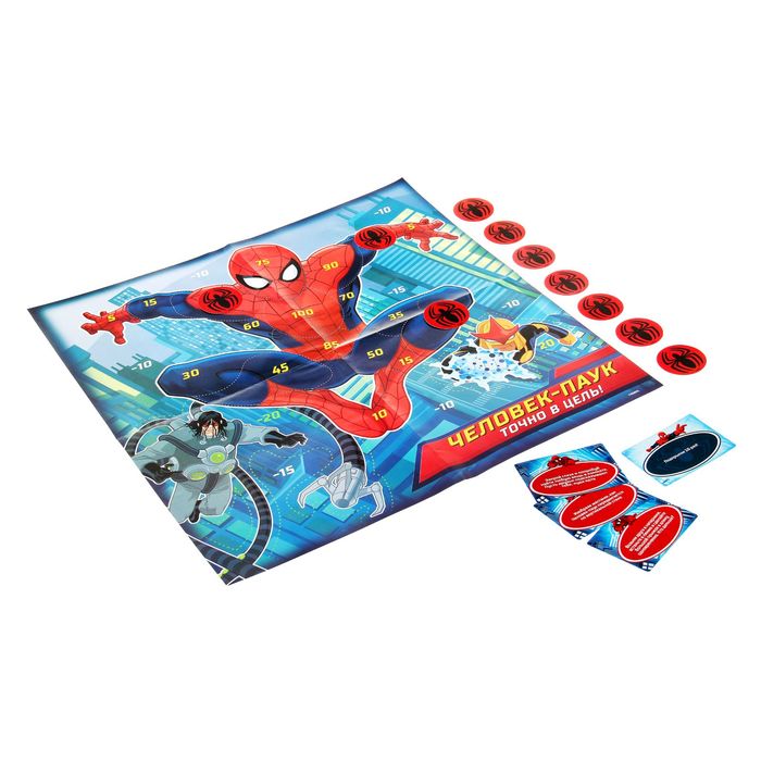 Игра подвижная «Человек-паук: точно в цель!»