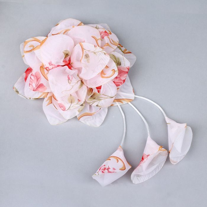 Бант для девочек "Цветочные мотивы"