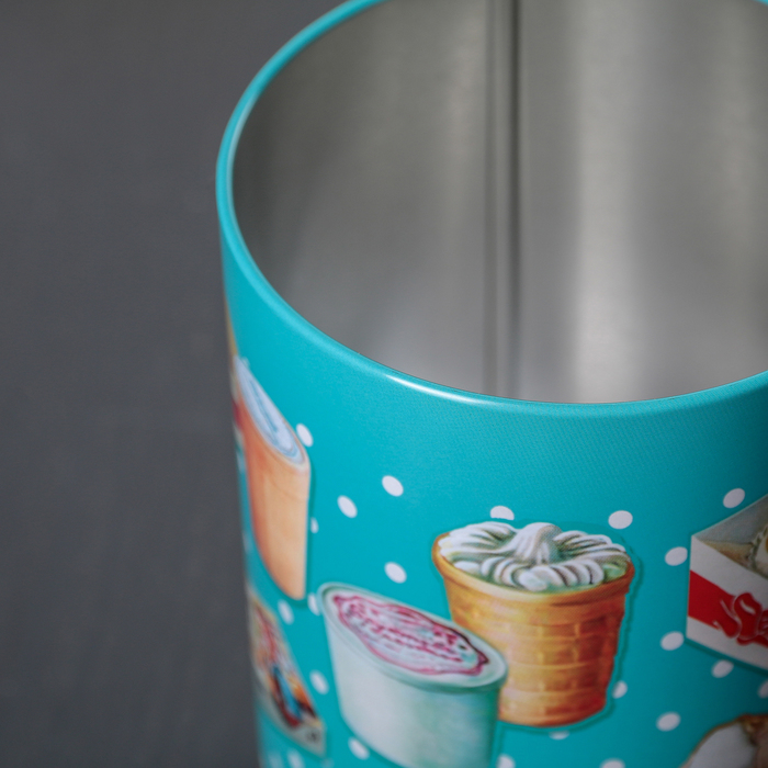 Банка для сыпучих продуктов 1,1 л "Ностальгия микс" круглая, d=9,9 см, h=14,5 см