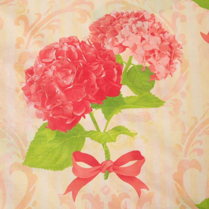 Постельное бельё "Этель" 1,5 сп., Гортензия (вид 2), размер 143х215 см, 150х214 см, 70х70 см - 2 шт., 100% хлопок, поплин, 125 г/м2