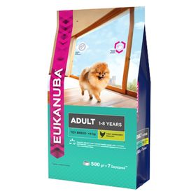 

Сухой корм EUK Dog для взрослых собак миниатюрных пород, 500 г.