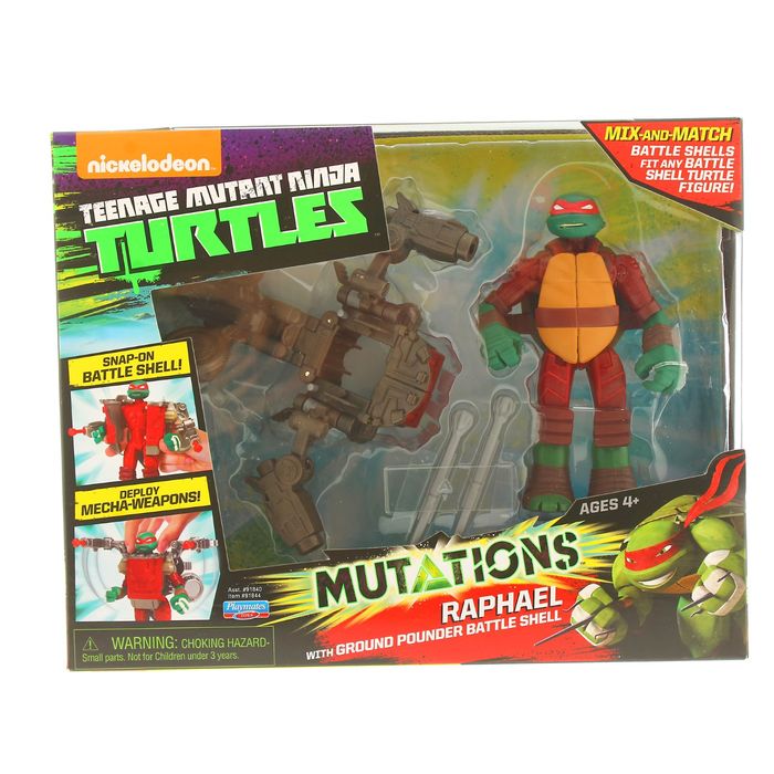 Фигурка "Черепашки-ниндзя супер-боевые панцири" Mutation, МИКС