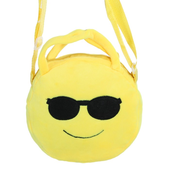 Мягкая сумочка "Смайл" в очках