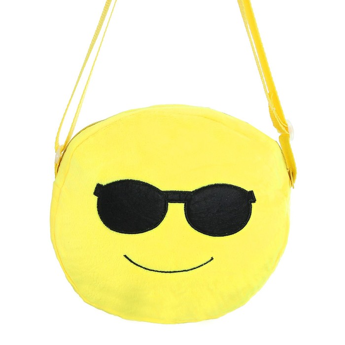 Мягкая сумочка "Смайлик" в очках