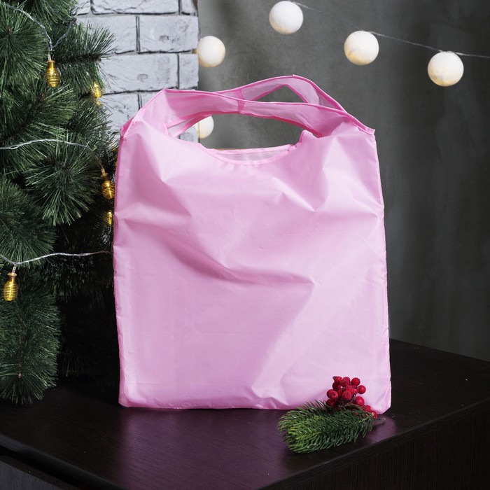 Сумка хозяйственная, складная, 1 отдел, цвет розовый