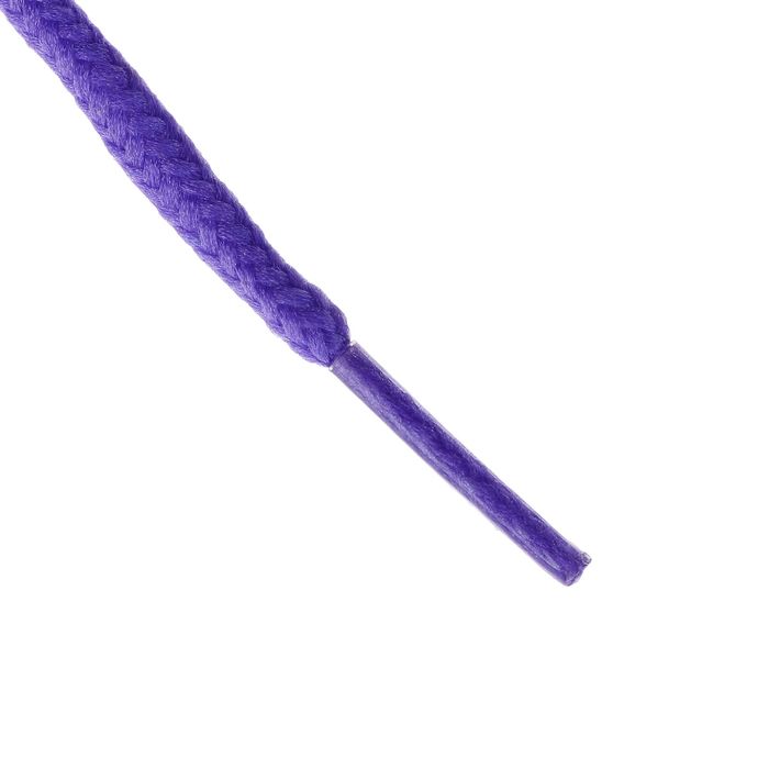 Шнурки для обуви круглые, ширина 3мм, 120см, цвет неон фиолетовый