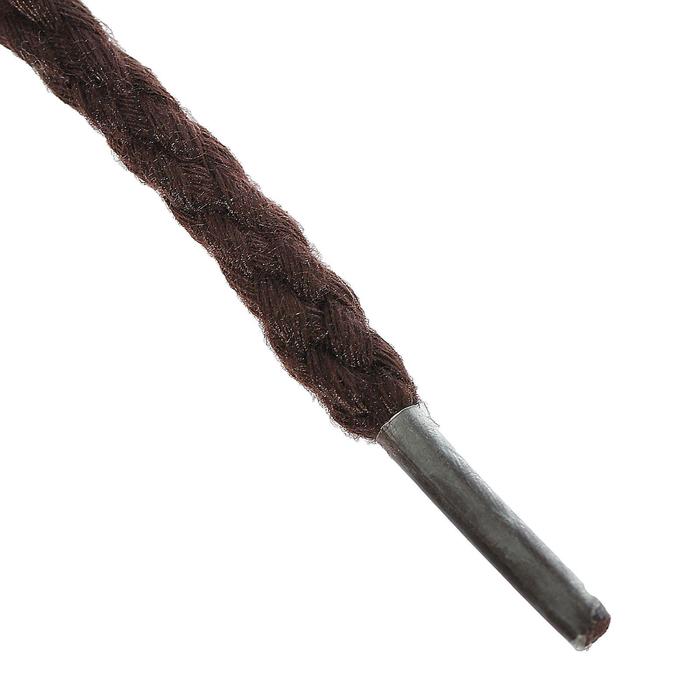 Шнурки для обуви круглые, ширина 5мм, 160см, цвет коричневый