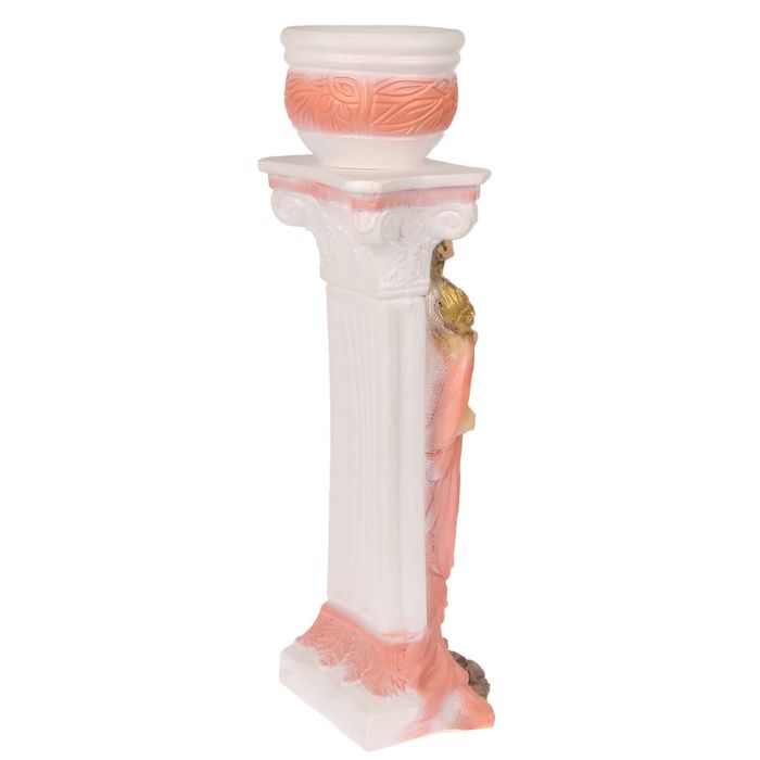 Фигурное кашпо "Марьяна" розовое