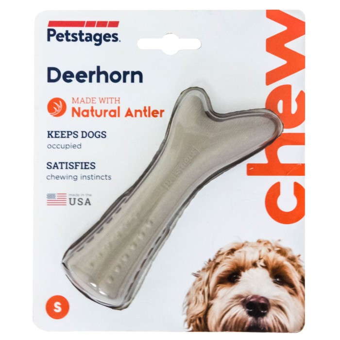 фото Игрушка petstages deerhorn для собак, с оленьими рогами, маленькая