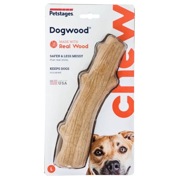 фото Игрушка petstages dogwood для собак, палочка деревянная, большая