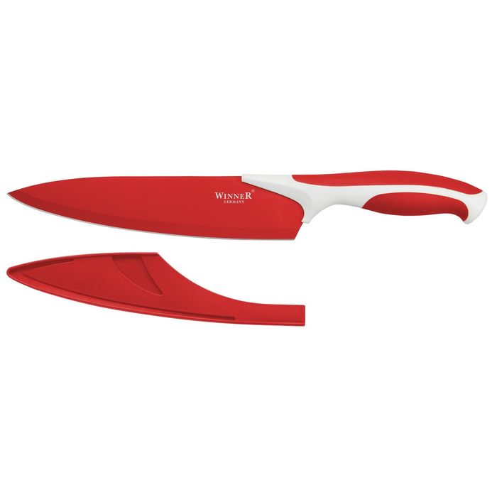 Нож поварской в ножнах