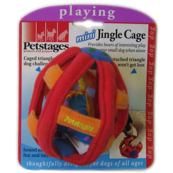Игрушка Petstages Mini "Клетка текстильная" для собак, маленькая