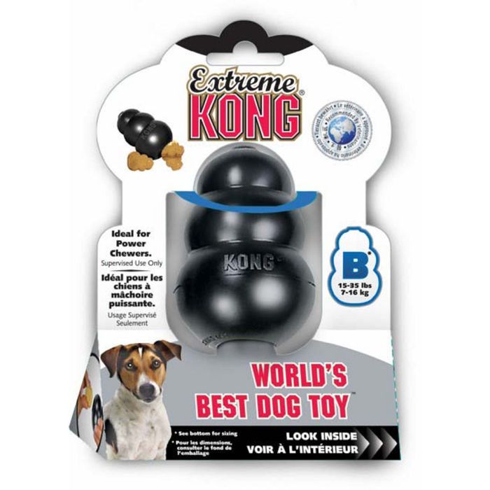 Игрушка Kong Extreme "КОНГ" для собак очень прочная, средняя, 8 х 6 см